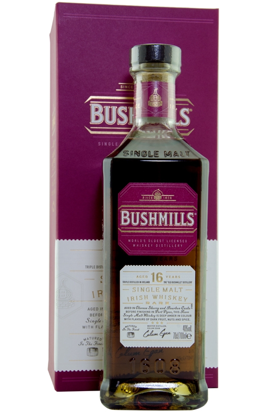 Bushmills 16 Year Old Single Malt Irish Whiskey Bushmills 16 Year Old Single Malt Irish Whiskey
