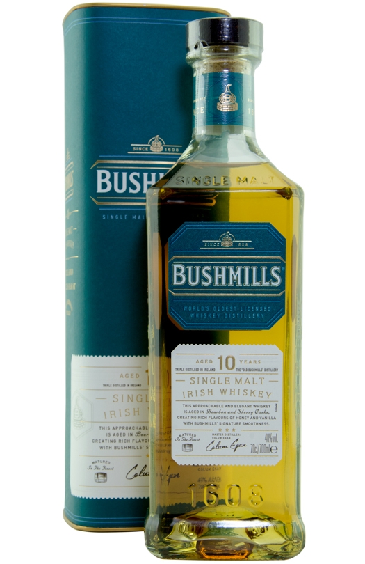 Bushmills 10 Year Old Single Malt Irish Whiskey Bushmills 10 Year Old Single Malt Irish Whiskey