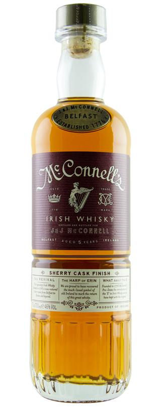 McConnell's 5 Year Old Sherry Cask Finish Irish Whiskey