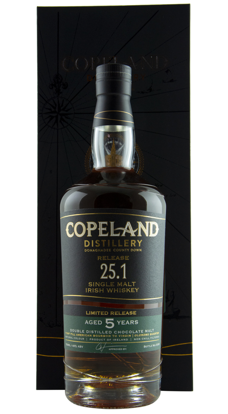 Copeland 5 Year Old 25.1 Single Malt Irish Whiskey Copeland 5 Year Old 25.1 Single Malt Irish Whiskey