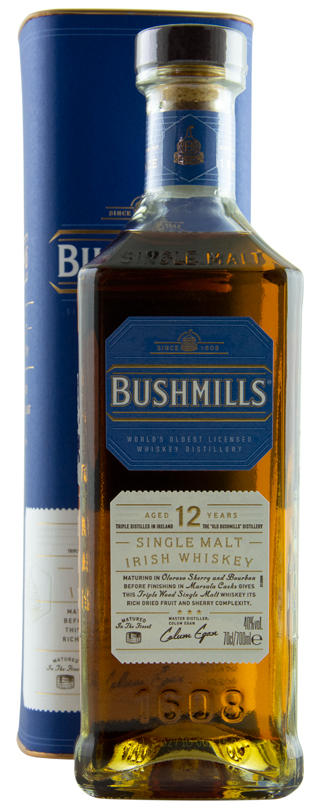Bushmills 12 Year Old Single Malt Irish Whiskey Bushmills 12 Year Old Single Malt Irish Whiskey