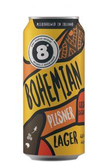 Review the Bohemian Pilsner Lager, from Eight Degrees Brewing
