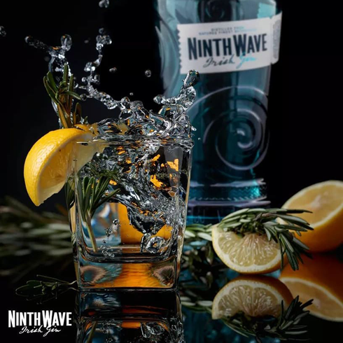 Image of Ninth Wave Irish Gin and Cocktail